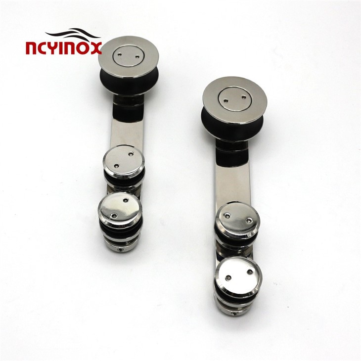 Bathroom Or Office Roller System Sliding Door Soft Closing Hardware Fittings