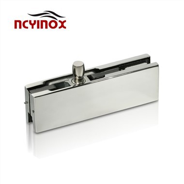 JM-03 Accesorio de parche para puerta de vidrio sin marco de acero inoxidable