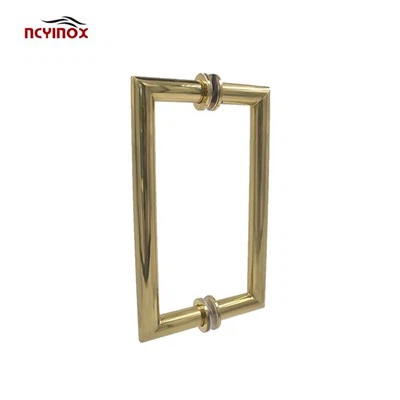 Tirador de puerta de cristal con tirador Interior moderno de nuevo diseño para cuarto de ducha