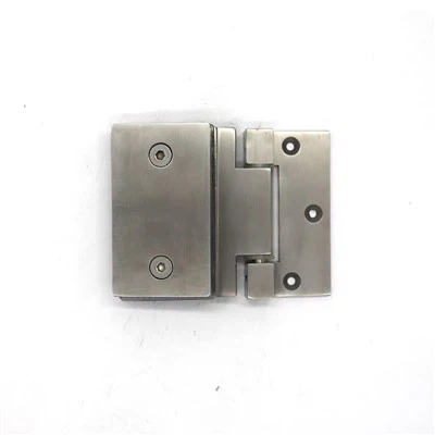 Herrajes para puertas de acero inoxidable de pared a vidrio Bisagra para puertas de vidrio